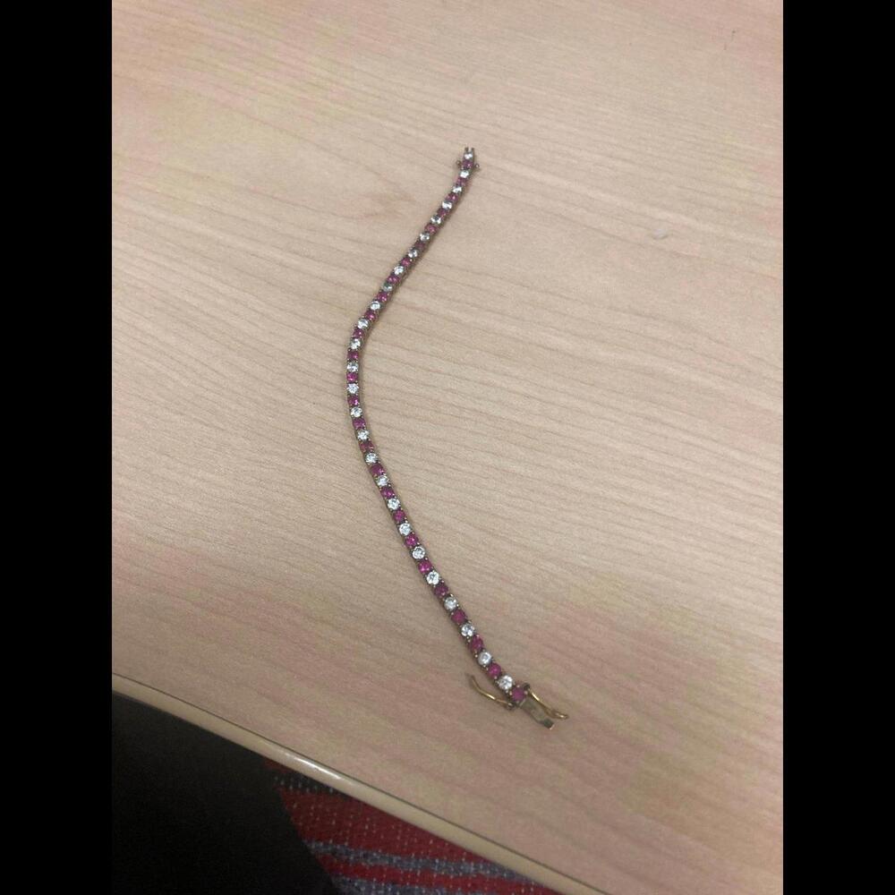 Ruby Tennis Bracelet - image 2